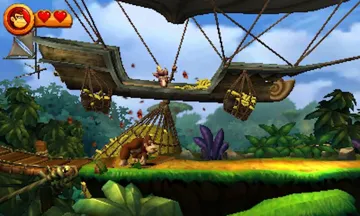 Donkey Kong Country Returns 3D (U) screen shot game playing